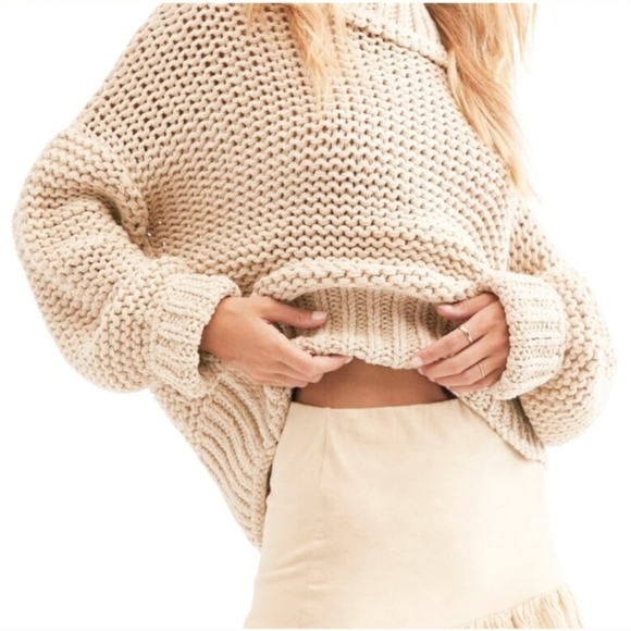 Free People My Only Sunshine Sweater NWOT - Picture 2 of 11